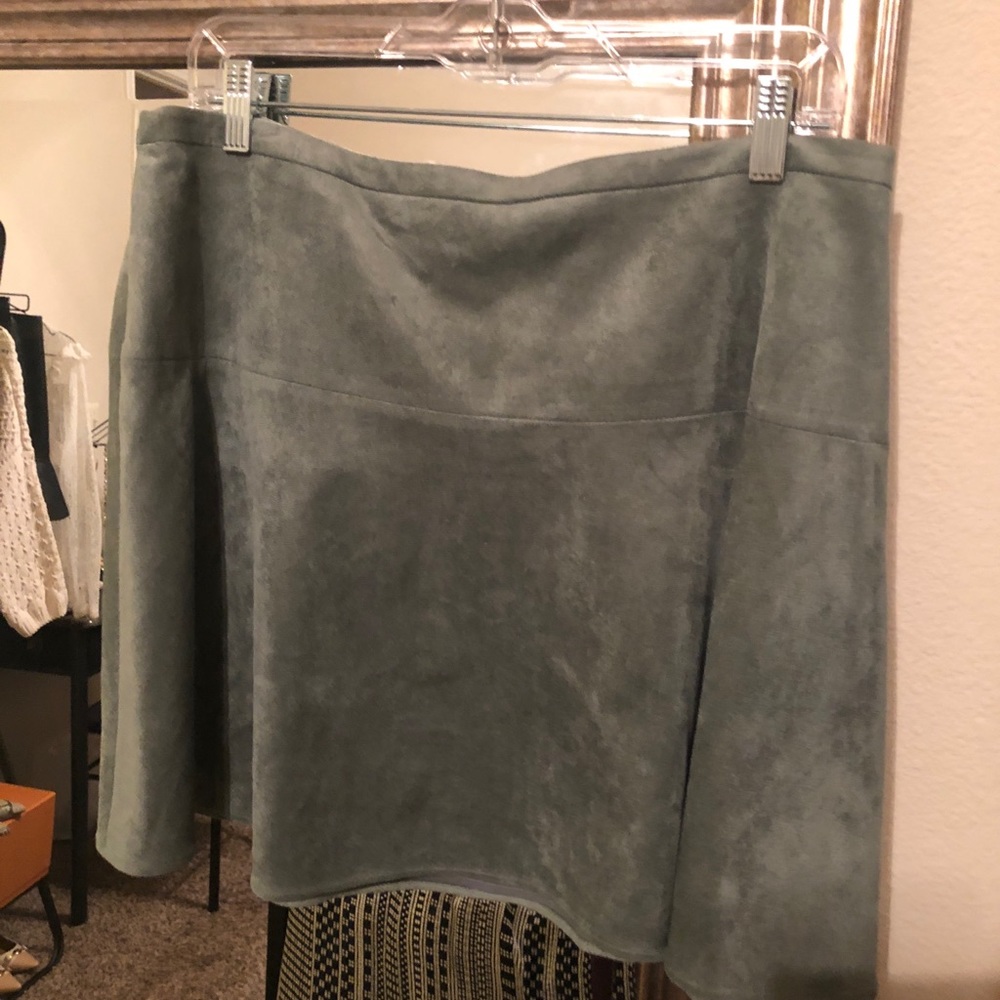 BCBG Suede Skirt